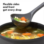 OXO Good Grips Silicone Everyday Ladle, 719812689807, Peppercorn, One Size