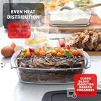 EATEX Glass Bread Pans for Homemade Bread Baking, 1.9 Qt Deep Glass Food Storage Containers with Lids, 3 Bread Loaf Pans 3 Airtight Lids