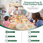 32 oz 68-Pack Large Compostable Paper Bowls, Disposable Meal Prep & Takeout Bowls, Heavy-Duty Bagasse Bowls for Ramen, Salad & Large Portions, Microwave & Freezer Safe, Eco-Friendly(Natural)
