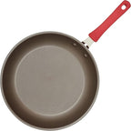 Rachael Ray Cook + Create Nonstick Frying Pan/Skillet, 12.5 Inch, Red