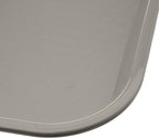 Carlisle FoodService Products Cafe Plastic Fast Food Tray, 14" x 18", Gray (Pack of 2)