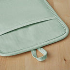 KitchenAid Ribbed Soft Silicone Pot Holder 2-Pack Set, Pistachio Green, 7"x9"