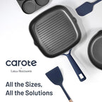 CAROTE 31PCS Pots and Pans Set, Nonstick Cookware Set Kitchen Non Stick Induction Titanium Cookware Non-toxic Granite Cooking set, PFOA Free