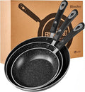 Nonstick Frying Pan Set-3-Pieces Skillet Set Induction Compatible,8 Inch,9.5 Inch and 11 Inch