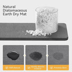 Yofidra Sink Caddy With Stone Drying Tray: Stainless Steel Soap Dispenser Kitchen Sink Organizer Set, Sponge Holder Counter Accessories Decor for Kitchen Organizers and Storage 8.1x3.5x4.5 in Black