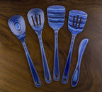 Totally Bamboo Baltique Malta Collection 12-1/2" Wooden Slotted Spatula, Safe for Nonstick