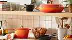 Le Creuset Silicone Craft Series Utensil Set with Stoneware Crock, 5 pc., White