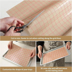 Silicone Baking Mat Roll 12IN*5FT Free Cutting, Non-Slip Pastry Mat, Non-Stick Reusable Air Fryer Liner, Oven Liners, Counter Mat, Freeze Dryer Mat, Easily Cut to Size Fit All Ovens Pans Tins Dishes