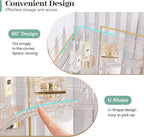 Aveniee Corner Bathroom Counter Organizer, 3 Tier Makeup Perfume Storage for Vanity, Countertop SkinCare Stand Shelf Holder for Women (Green)