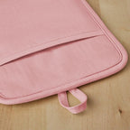 KitchenAid Ribbed Soft Silicone Pot Holder 2-Pack Set, Dried Rose, 7"x9"