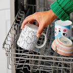 Cricut Ceramic-Coated Mugs, 15 Oz, 36 Count, White - Dishwasher & Microwave Safe, Compatible with Cricut Mug Press & Infusible Ink, Ideal for Crafts and Printing