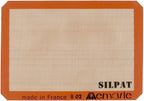 Silpat Half Size 11.6 x 16.5 Inch Nonstick Baking Mat for 13 x 18 Inch Pans, Set of 2