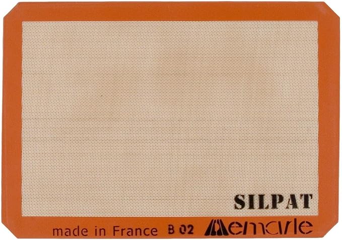Silpat Half Size 11.6 x 16.5 Inch Nonstick Baking Mat for 13 x 18 Inch Pans, Set of 2
