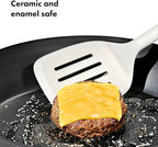 OXO Good Grips 4-Piece Nylon Utensil Set – Oat, Non Toxic Cooking Utensils