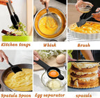 Thickened Stainless Steel Mixing Bowls with Airtight Lids, Umite Chef 26Pcs Stainless Steel Bowls Set, 3 Grater Attachments & Black Non-Slip Bottoms Size 7, 4, 2.5, 2.0,1.5, 1QT for Mixing & Serving