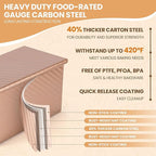 Pullman Loaf Pan with Lid, Premium 1 lb Dough Sandwich Nonstick Bread Pan with Lid for Homemade Bread, Heavy Duty Carbon Steel Corrugated Pullman Toast Box with Cover for Baking, Bakeware