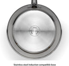 T-fal Performa Stainless Steel Cookware Set 12 Piece Induction Oven Broiler Safe 500F Pots and Pans, Dishwasher Safe Silver