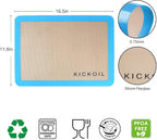 Silicone Baking Mat Set of 3 Non-Stick Baking Sheet for Oven Pan Liner Reusable Parchment Paper Half Sheet Large Silicone Bakeware Mat for Cookie Bread, Cooking Supplies Kitchen Accessories