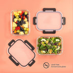 JoyJolt Glass Food Storage Containers with Lids. 5 Pack Glass Meal Prep Containers Reusable 35oz Single Compartment Airtight Container Set. Lunch Containers for Adults and Kitchen Storage Containers