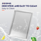 12 Pack Full Size 26" x 18" Aluminum Baking Sheet Pan Perforated, Commercial Bakery Equipment Cookie Sheets, NSF Approved Baking Tray