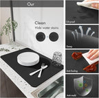 Drying Mat for Kitchen Countertops, Coffee Mat Hide Stain Rubber Backed Absorbent Dish Drying Mat