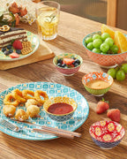 Metahom Ceramic Dipping Bowls, 3.5 inch Small Bowls for Dipping, 4oz Mini Bowl for Soy Sauce, Condiments, Side Dishes, Charcuterie Boards, Set of 6