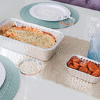 PLASTICPRO Disposable Loaf Pans Aluminum Tin Foil Meal Prep Bakeware - Cookware Perfect for Baking Cakes, Bread, Meatloaf, Lasagna (50, 5 Pound)