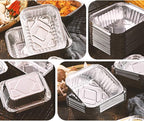 Loaf Pans [50 Pack] 2Lb Heavy Duty Disposable Aluminum Foil Premium Bread Tins Standard Size - 8.5" X 4.5" X 2.5" Perfect for Homemade Cakes & Breads