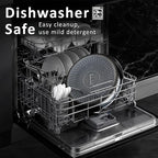 8" Non Stick Frying Pans, Hybrid Ceramic Stainless Steel Pan, Skillet with Stay-Cool Handle, Non Toxic, PFAS PFOA PTFE Free, Dishwasher & Oven Safe, Induction, Compatible with All Cooktops