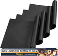 Meegoo Oven Liners for Bottom of Oven - 4 Pack Large Non Stick Oven Liners, Oven Mat For Bottom of Electric Oven and Gas Oven, BPA and PFOA Free, 15.74"x 23.62"