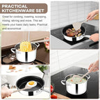 TeamFar 8 PCS Silicone Cooking Utensils - 446°F Heat Resistant Kitchen Silicon Utensils Set, Turner, Spatula, Spoon, Whisk, Kitchen Cooking Gadgets Tools for Nonstick Cookware, Dishwasher Safe-Khaki