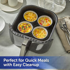 Reynolds Kitchens Air Fryer Cups, Easily Cook Individual Air Fryer Food and Non-Traditional Foods, Great for Meal Prepping and Picky Eaters, Oven-Safe and Grill-Safe, 20 Pack, 8 fl oz.