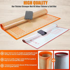 Silicone Pastry Mat 36x24 Inch Nonstick Baking Mat -Perfect for Doug, Pastry, Dough Rolling, Kneading Board, Pie Crust, Fondant, Bread, Pasta/Pizza, Kitchen Counter Mat