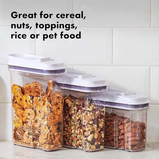 OXO Good Grips Airtight POP Large Cereal Dispenser (4.5 Qt),(Pack of 8)
