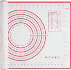 Silicone Baking Mat, 16" x 24" - Non-Slip Pastry Mat for Rolling Dough, Pie Crust & Fondant, Oven Liner with Measurement