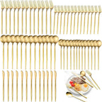 600-Piece Food Grade Gold Silverware Set, Luxury Flatware Set for 120 - Premium Stainless Steel Cutlery Set with Spoons Forks Knives, Shiny Gold Polished Kitchen Utensils for Home Restaurant Hotel