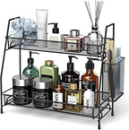 Bathroom Organizer Countertop, Spice Rack Organizer for Cabinet,Bathroom Counter Organizer, Kitchen Countertop Organizer