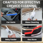 8 Pcs Crevice Cleaning Brush Set – Hard Bristle Cleaning Tools for Grout, Gaps & Narrow Spaces – Multi-Purpose Grout Brush, for Cleaning Bathroom, Shower, Window Tracks, Kitchen