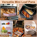 25 Pack Mini Cake Pans with Lids and Spoons, Small Aluminum Foil Loaf Pans, Rectangular Baking Containers for Party and Picnics, 6.8oz (Pink)