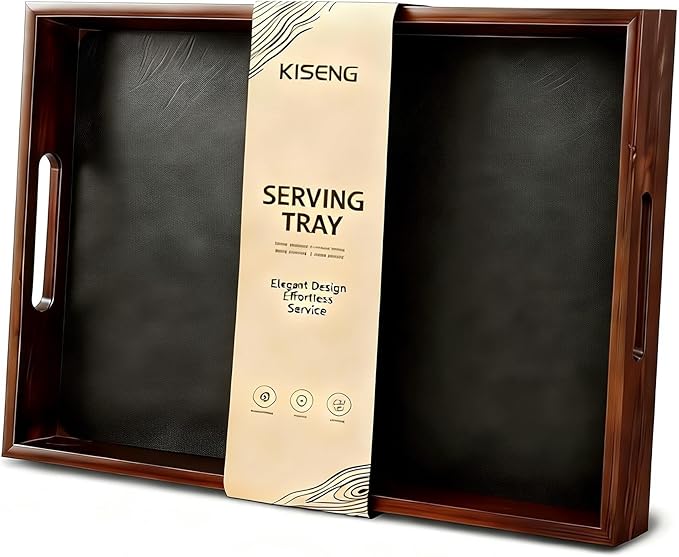 Wooden Serving Trays with Handle