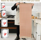 Silicone Baking Mat Roll 12IN*5FT Free Cutting, Non-Slip Pastry Mat, Non-Stick Reusable Air Fryer Liner, Oven Liners, Counter Mat, Freeze Dryer Mat, Easily Cut to Size Fit All Ovens Pans Tins Dishes