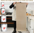 Silicone Baking Mat Roll 12IN*5FT Free Cutting, Non-Slip Pastry Mat, Non-Stick Reusable Air Fryer Liner, Oven Liners, Counter Mat, Freeze Dryer Mat, Easily Cut to Size Fit All Ovens Pans Tins Dishes