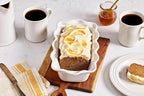 Le Creuset Stoneware Heritage Fluted Loaf Pan, 9", Oyster