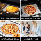 Non Stick Silicone Pastry Mat for Dough Rolling, Silicone Mat for Baking Pizza, Macaron, Pie Crust Pizza and Cookies Large Silicone Fondant Mat, Silicone Macaron Baking Mat