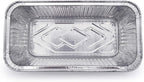 (100 Pack) Premium 2-LB Bread Loaf Baking Pans - 8.5" x 4.5" x 2.5" l Heavy Duty l Disposable Aluminum Foil Tins for Cakes Meatloaf Lasagna