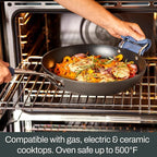 All-Clad Essentials Hard Anodized Nonstick Cookware Set 10 Piece Oven Safe 350F Pots and Pans Black