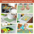 Silicone Baking Mat, 16 IN x 10 FT Free Cutting Baking Sheet,Non-Stick Reusable Dough & Pastry Mat,Non-Slip Silicone Mat Roll for Air Fryer Liner,Freeze Dryer,Oven Baking Pan,Kitchen Counter