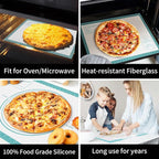Non Stick Silicone Pastry Mat for Dough Rolling, Silicone Baking Mat with Measurement, Nonslip Fondant/Pie Crust Mat for Making Cookies Macarons Baking Tools Mint 32 x 24 Inch