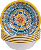 Certified International Portofino 12 Piece Melamine Dinnerware Set, Service for 4, Multi Colored
