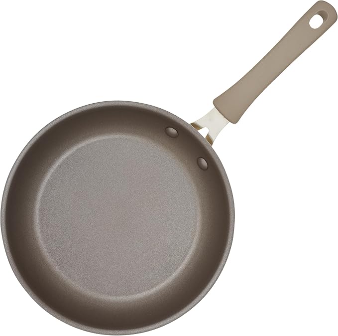 Rachael Ray Cook + Create Nonstick Frying Pan/Skillet, 10 Inch - Almond